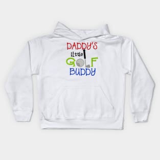 Daddy's Golf Buddy Kids Hoodie